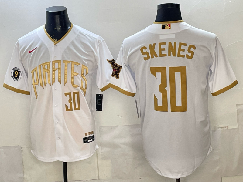 Men Pittsburgh Pirates #30 Skenes white Game 2026 Nike MLB Jersey 051905